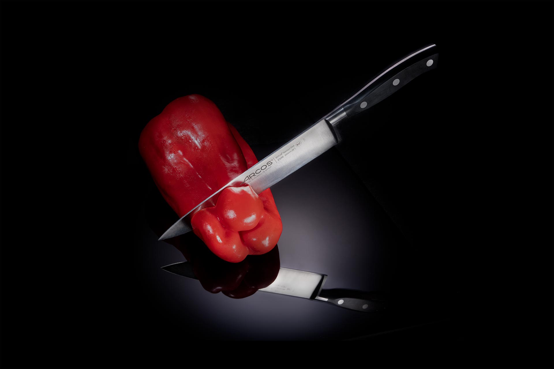 Fotografía producto Cuchillos de cocina Arcos Riviera Cocinero